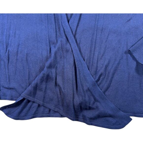 Vera Wang Women's Blue Cardigan - Size: Medium - Picture 6 of 6